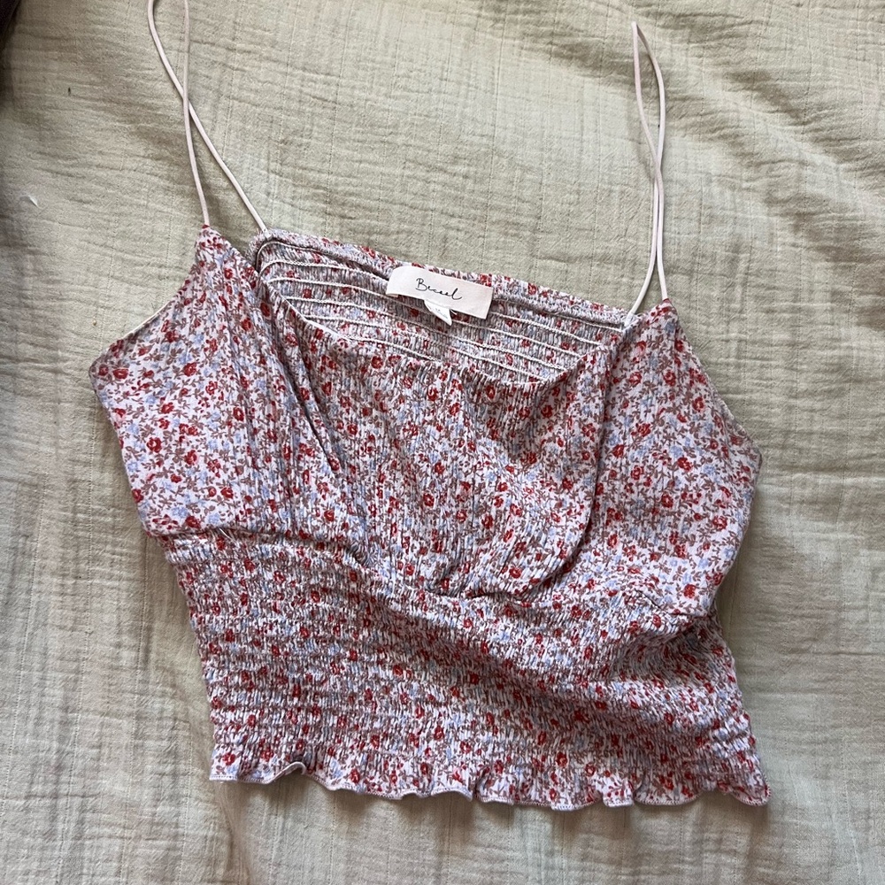 Floral Ruffled Camisole top